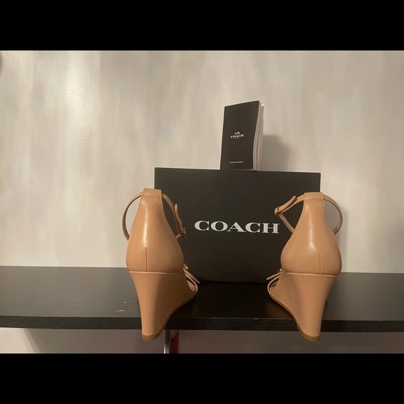 Coach Odetta wedge ankle strap sandal - Picture 3 of 4